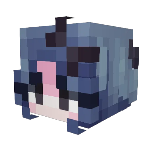 Dabi___ Minecraft avatar head, 3D render
