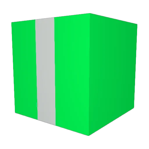 Dabok_E Minecraft avatar head, 3D render