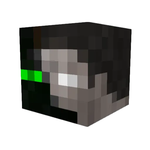 Dacapo2002 Minecraft avatar head, 3D render