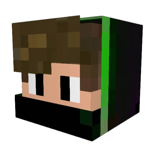 Dacc21Majstoree Minecraft avatar head, 3D render
