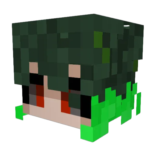 DacianMahariel Minecraft avatar head, 3D render