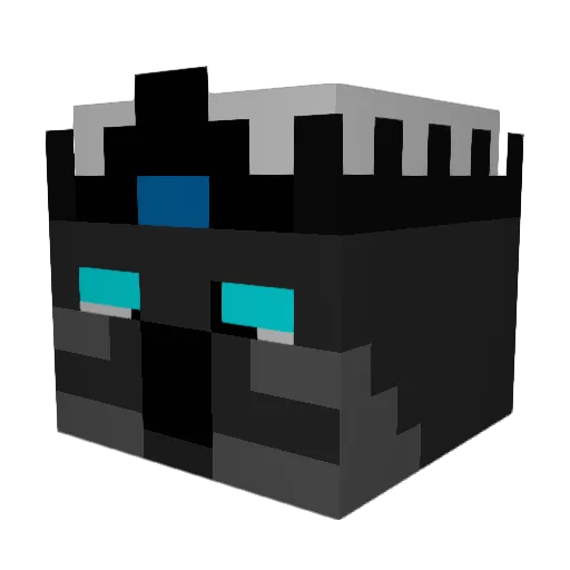 Dackel123 Minecraft avatar head, 3D render