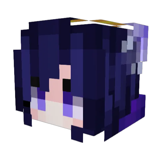 Dactavius Minecraft avatar head, 3D render