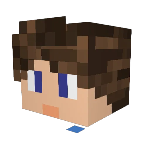 DadBodBob Minecraft avatar head, 3D render