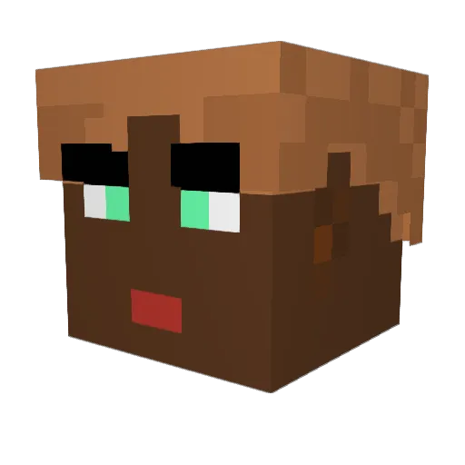 DadBoyHalo Minecraft avatar head, 3D render