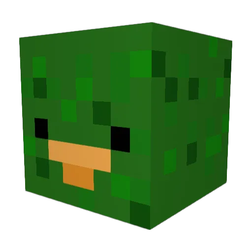 DadDucky Minecraft avatar head, 3D render