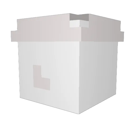 DadEgbert Minecraft avatar head, 3D render