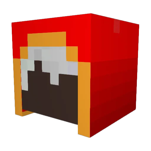 DadJJJ Minecraft avatar head, 3D render