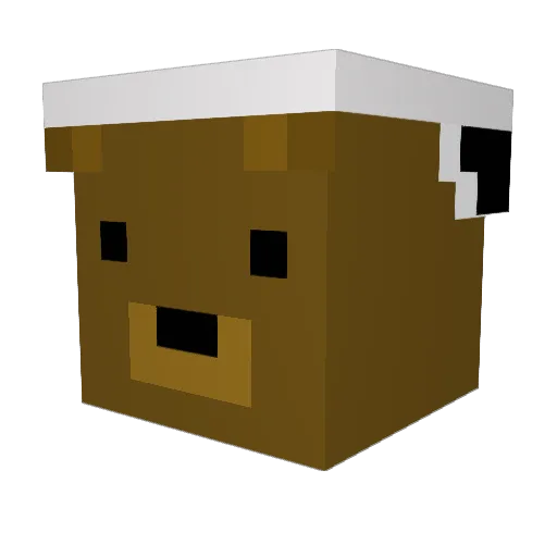 DadNoNotTheBelt Minecraft avatar head, 3D render