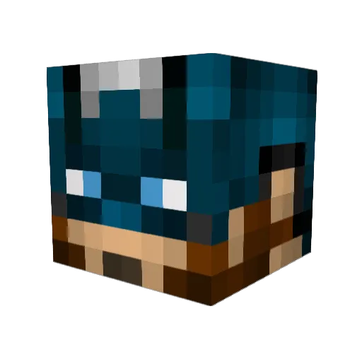 DadOfLegend Minecraft avatar head, 3D render