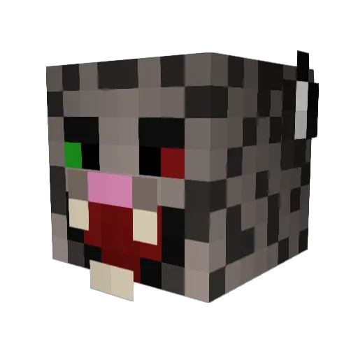 Dad_D_ Minecraft avatar head, 3D render