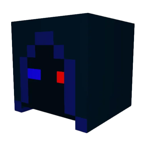 Dad_the_Wizard Minecraft avatar head, 3D render