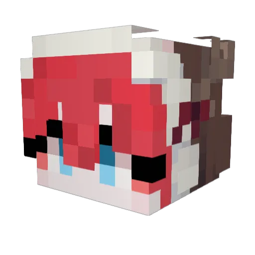 Dada_0908 Minecraft avatar head, 3D render