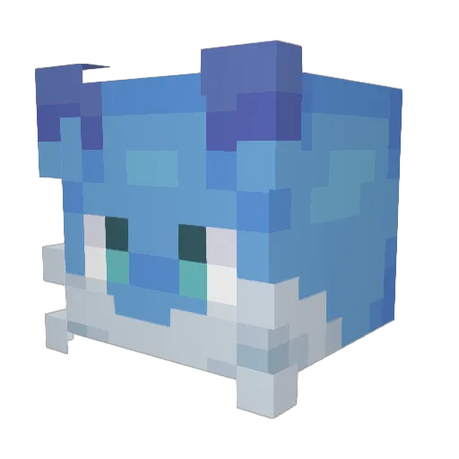 Dadaepo11 Minecraft avatar head, 3D render