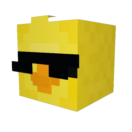 Dadagod10 Minecraft avatar head, 3D render