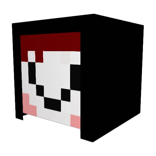 DadandLad Minecraft avatar head, 3D render