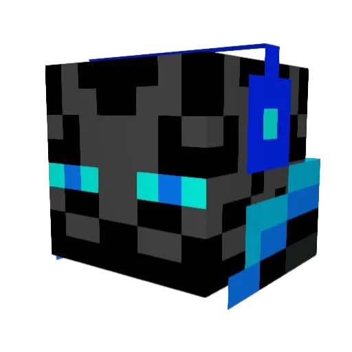 DadasH Minecraft avatar head, 3D render