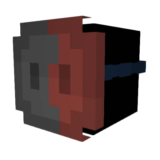 Dadatron1985 Minecraft avatar head, 3D render