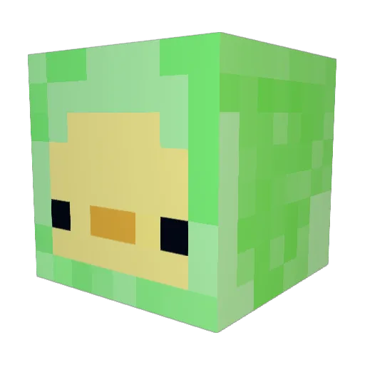 Dadda0578 Minecraft avatar head, 3D render