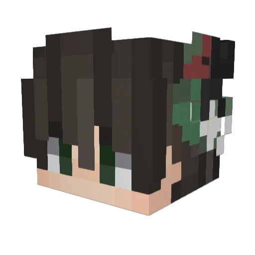 DaddieAlt002 Minecraft avatar head, 3D render