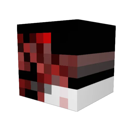 DaddieRuss Minecraft avatar head, 3D render