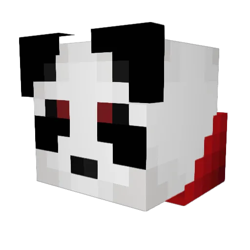 Daddos24 Minecraft avatar head, 3D render