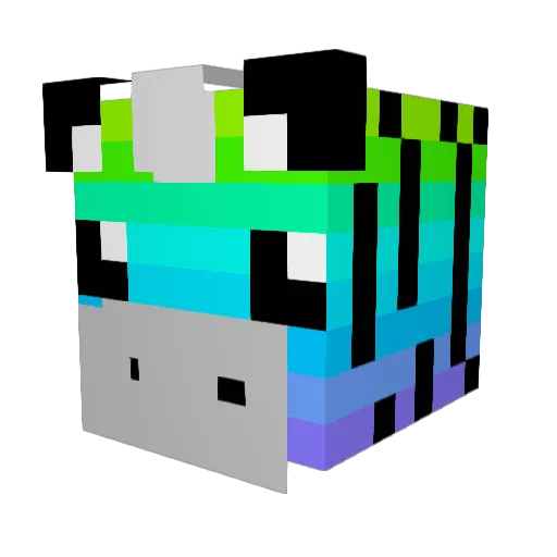 Daddy569 Minecraft avatar head, 3D render