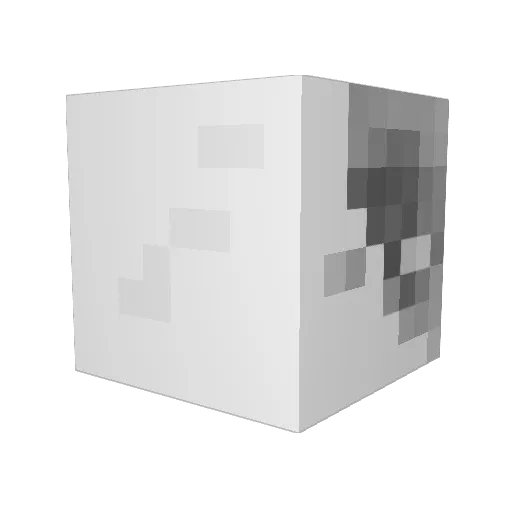 DaddyAlexander Minecraft avatar head, 3D render