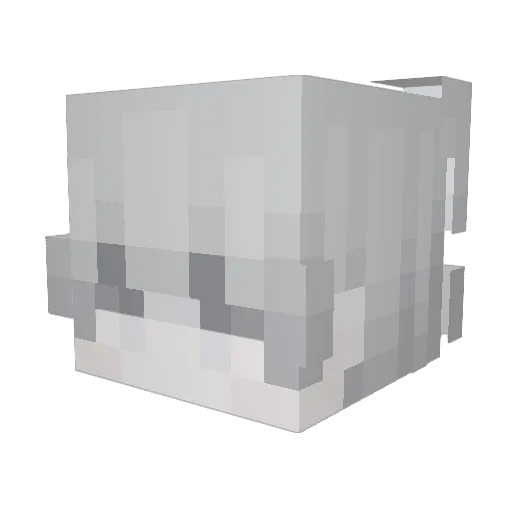 DaddyAsna Minecraft avatar head, 3D render