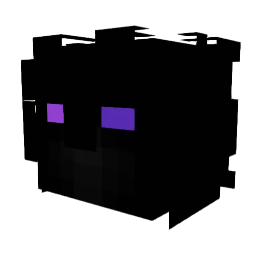 DaddyBW Minecraft avatar head, 3D render