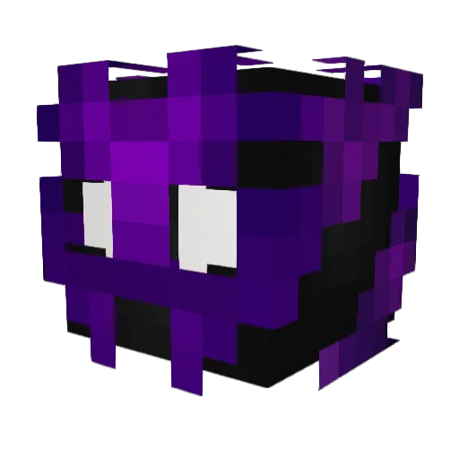 DaddyCheecks Minecraft avatar head, 3D render