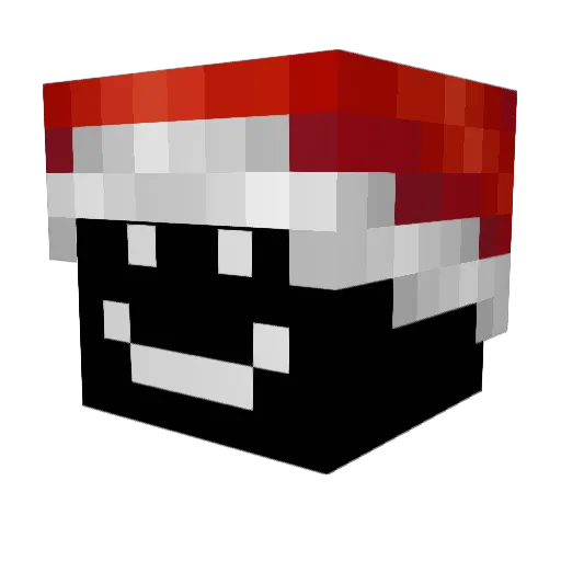 DaddyClapped Minecraft avatar head, 3D render