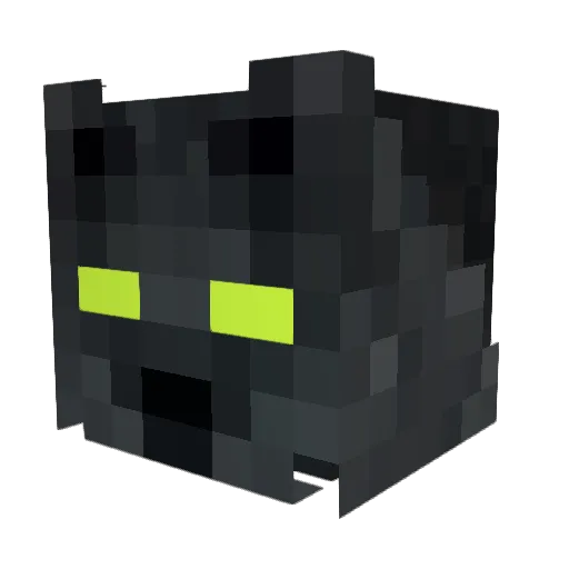 DaddyCotarks Minecraft avatar head, 3D render