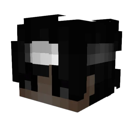 DaddyDaiiLung Minecraft avatar head, 3D render