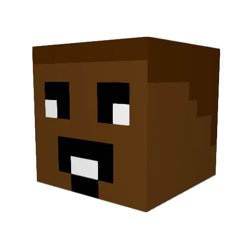 DaddyDank04 Minecraft avatar head, 3D render