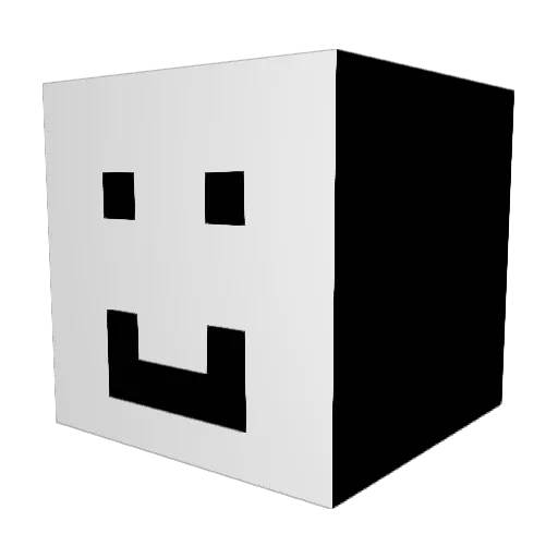 DaddyDay Minecraft avatar head, 3D render
