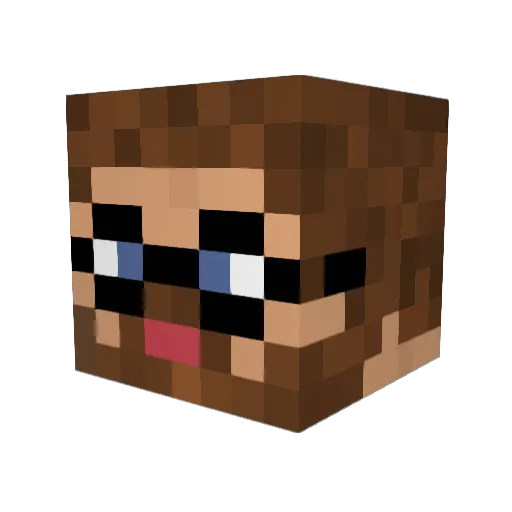 DaddyDeathclaw Minecraft avatar head, 3D render