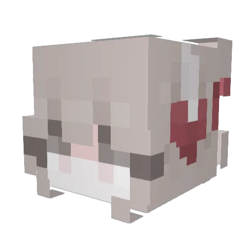DaddyDroper Minecraft avatar head, 3D render