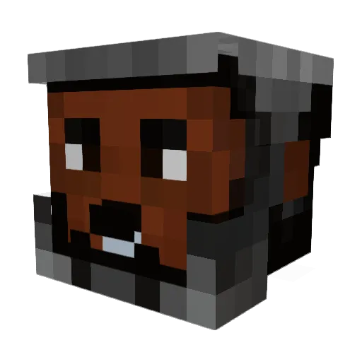 DaddyDuncan_ Minecraft avatar head, 3D render