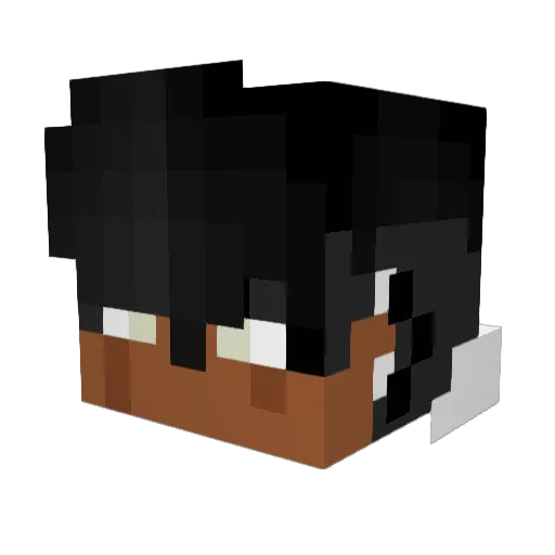DaddyGamerz94 Minecraft avatar head, 3D render