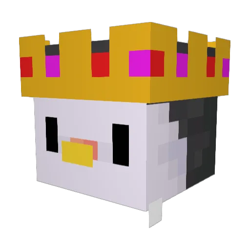 DaddyHammie Minecraft avatar head, 3D render