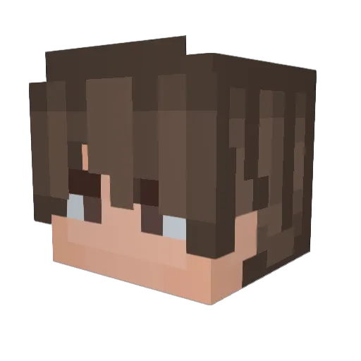 DaddyJ3kk3 Minecraft avatar head, 3D render