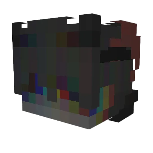 DaddyJay_ Minecraft avatar head, 3D render