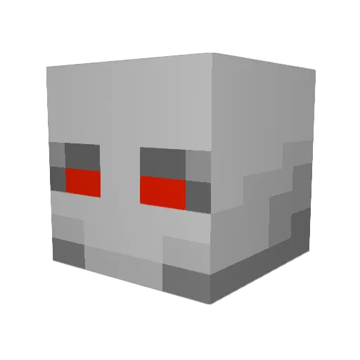DaddyJello Minecraft avatar head, 3D render