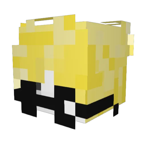 DaddyKaj Minecraft avatar head, 3D render