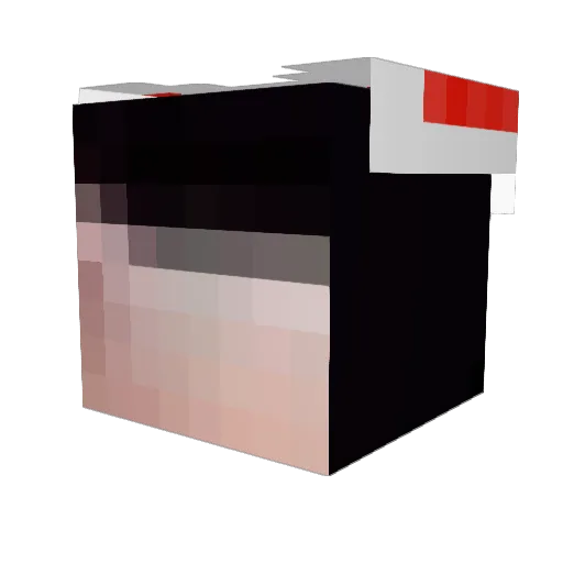 DaddyKnuck Minecraft avatar head, 3D render