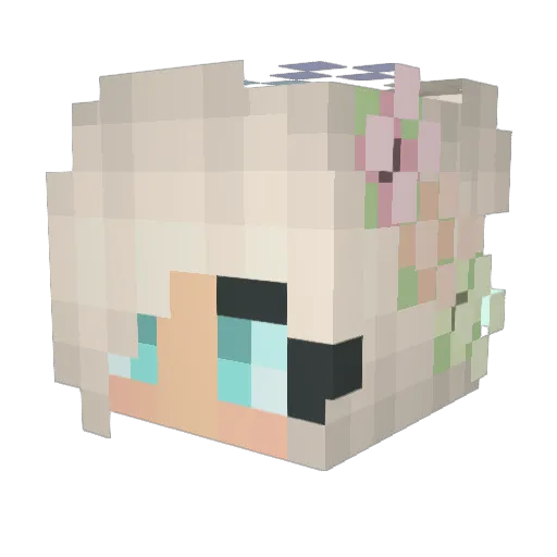 DaddyLokito Minecraft avatar head, 3D render