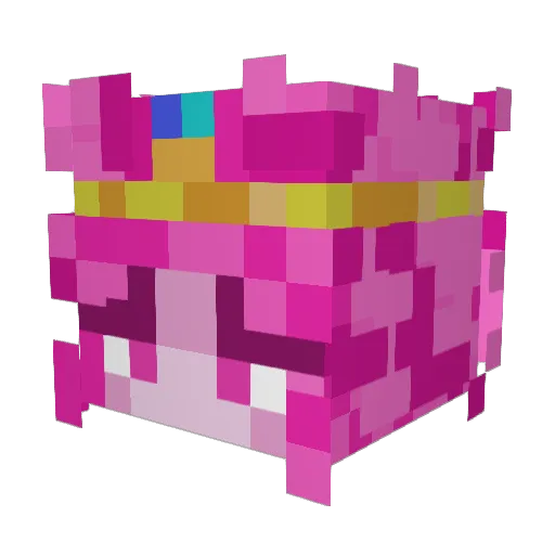 DaddyMateo08 Minecraft avatar head, 3D render