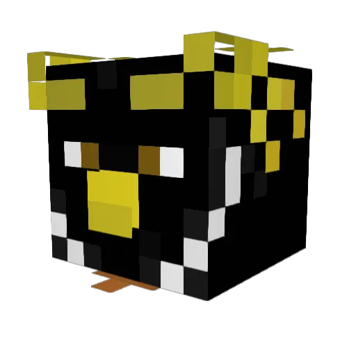 DaddyMaverick Minecraft avatar head, 3D render
