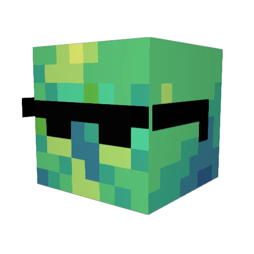 DaddyOogway94 Minecraft avatar head, 3D render